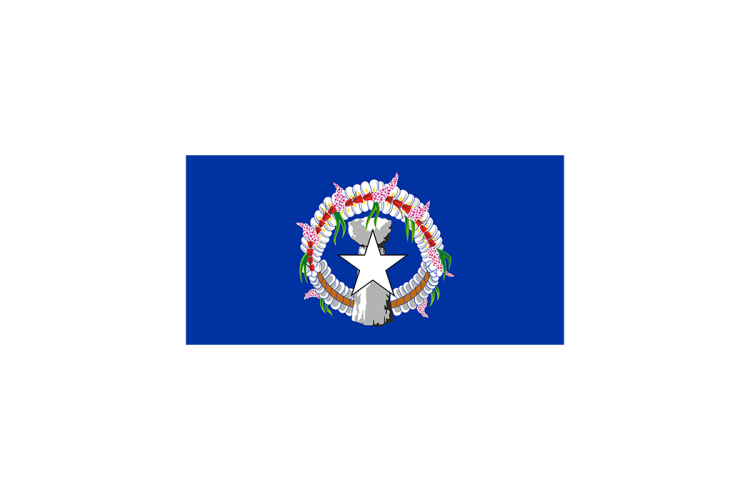 北马里亚纳群岛国旗旗帜矢量高清素材