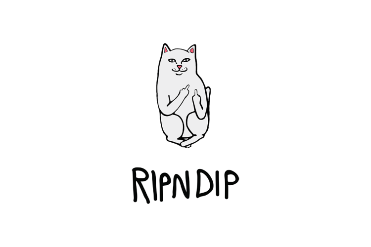 潮牌 RIPNDIP logo矢量标志素材
