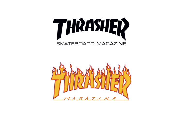 潮牌 THRASHER logo矢量标志素材