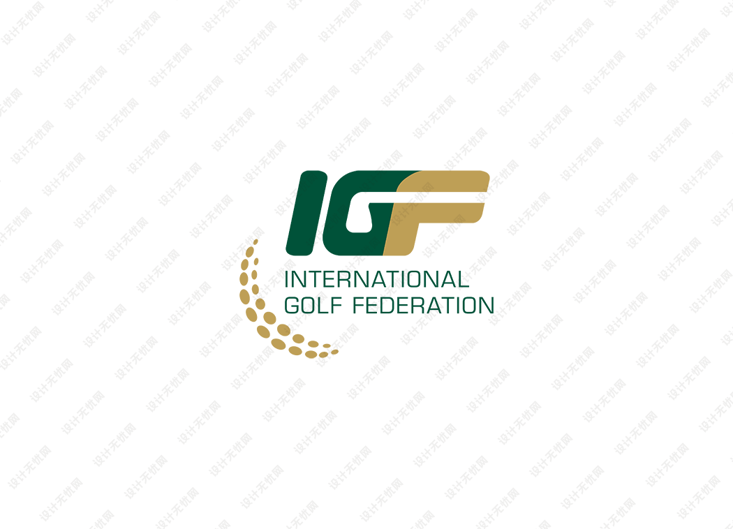 国际高尔夫球联合会(IGF)logo矢量标志素材