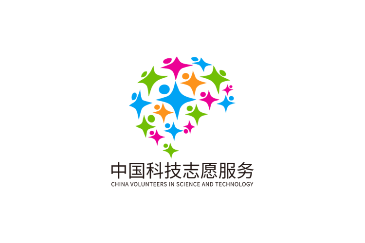 中国科技志愿服务logo矢量标志素材