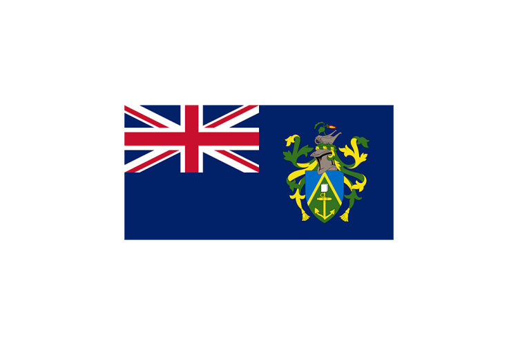皮特凯恩群岛国旗旗帜矢量高清素材