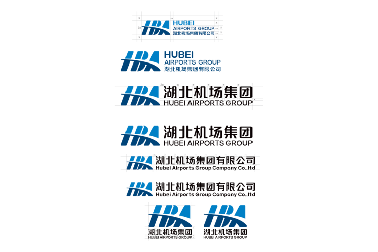 湖北机场集团logo矢量标志素材