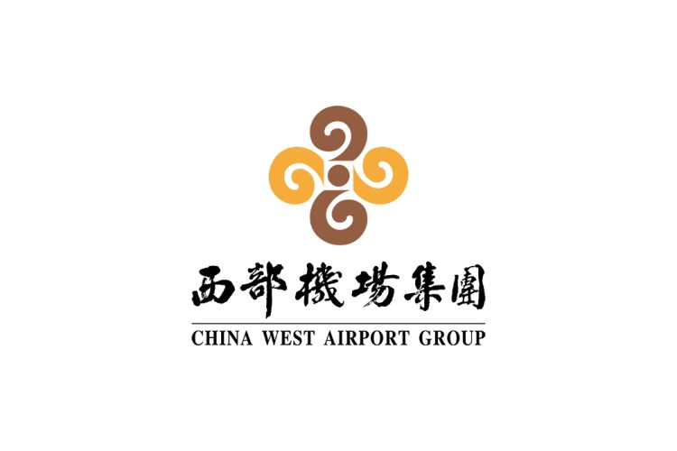 西部机场集团logo矢量标志素材