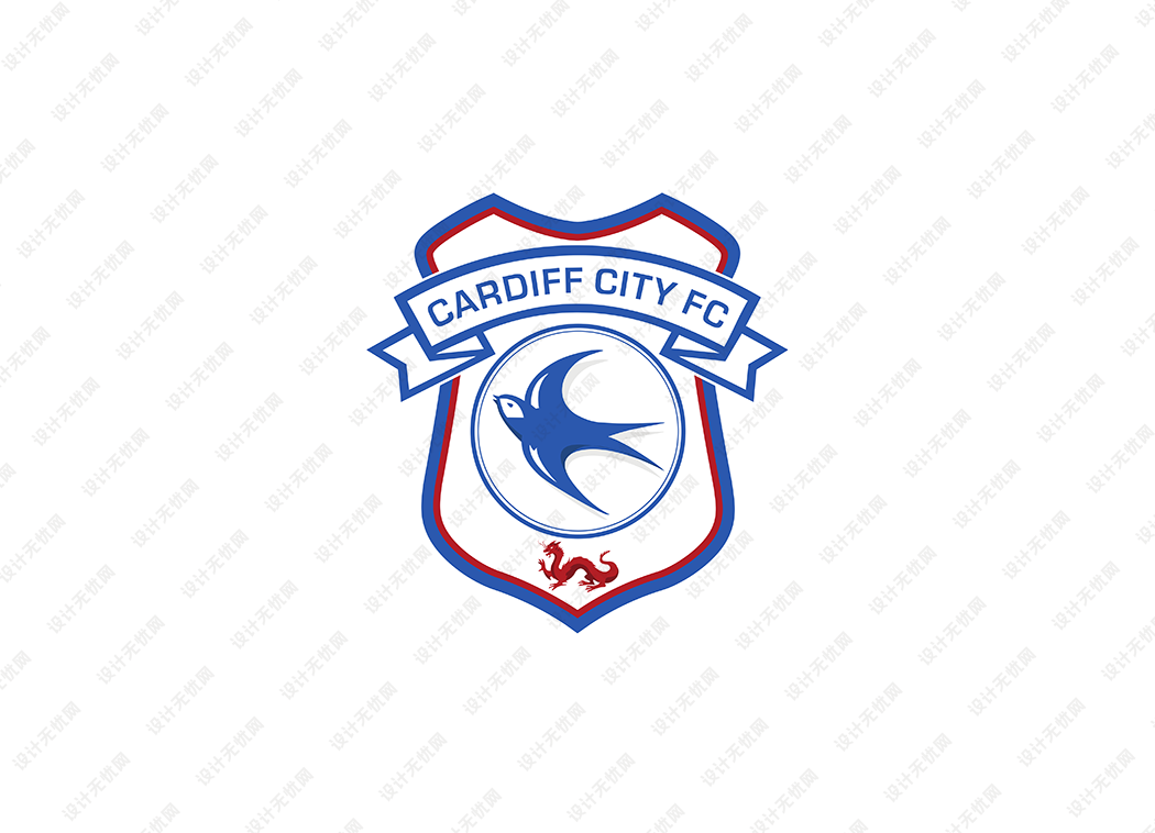 卡迪夫城队徽logo矢量素材