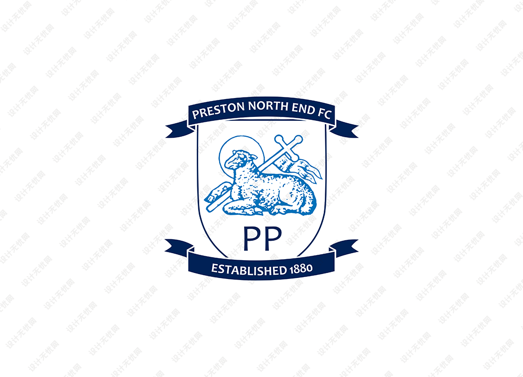 普雷斯顿队徽logo矢量素材
