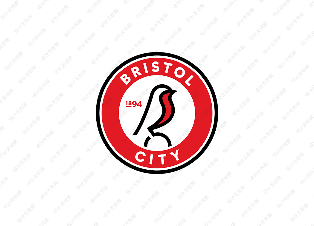 布里斯托尔城队徽logo矢量素材
