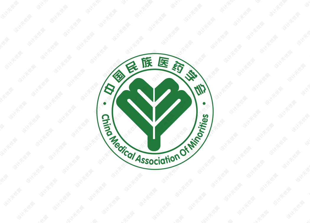 中国民族医药学会logo矢量标志素材