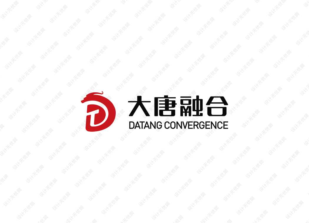 大唐融合logo矢量标志素材