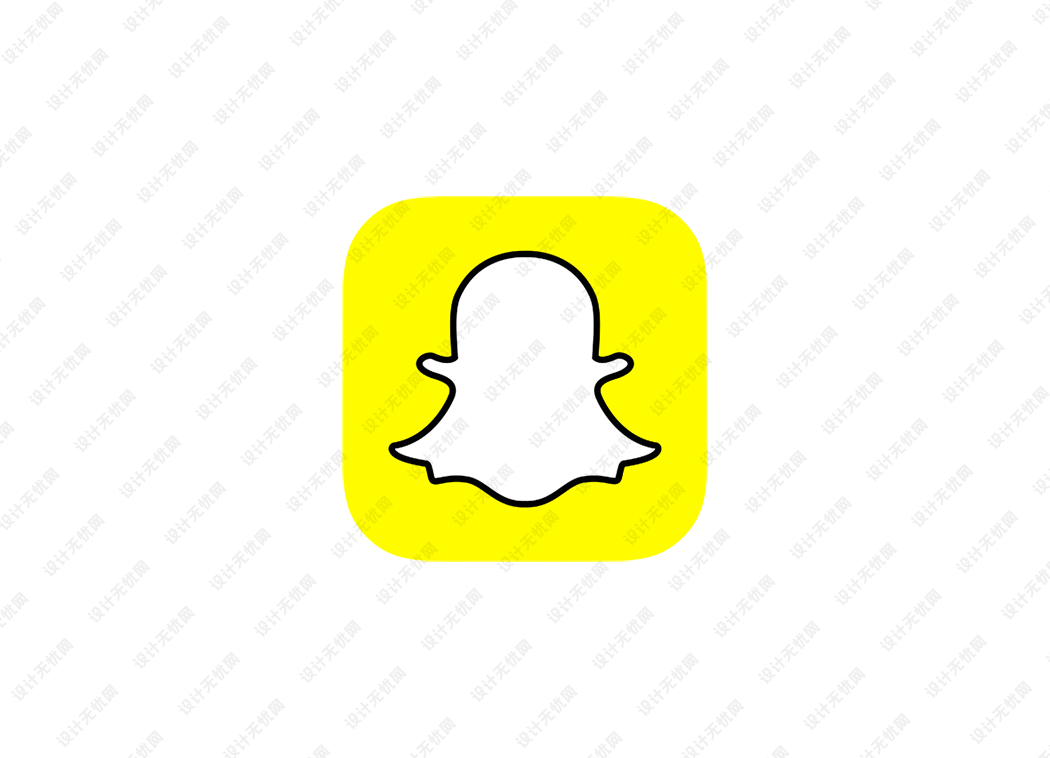 Snapchat logo矢量标志素材