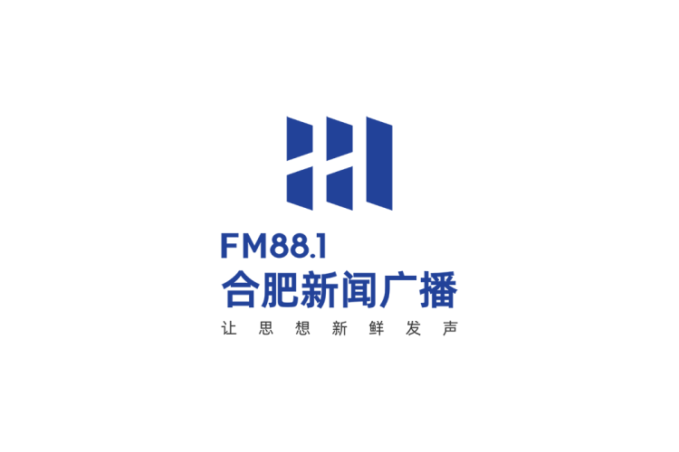 合肥新闻广播logo矢量标志素材