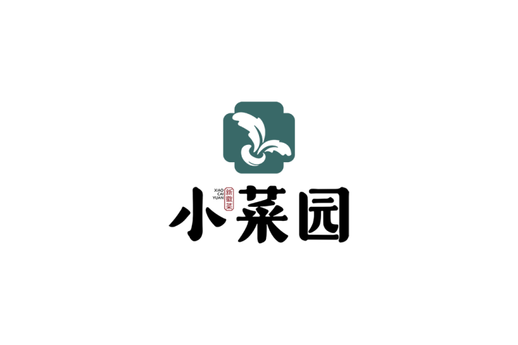 小菜园餐厅logo矢量标志素材