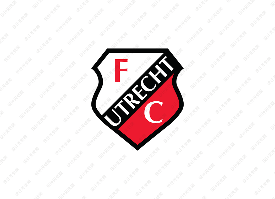 乌得勒支足球俱乐部队徽logo矢量素材