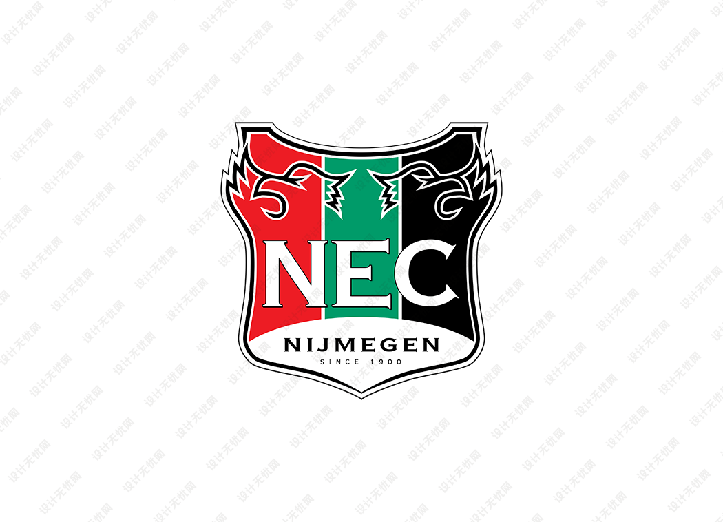 奈梅亨足球俱乐部队徽logo矢量素材