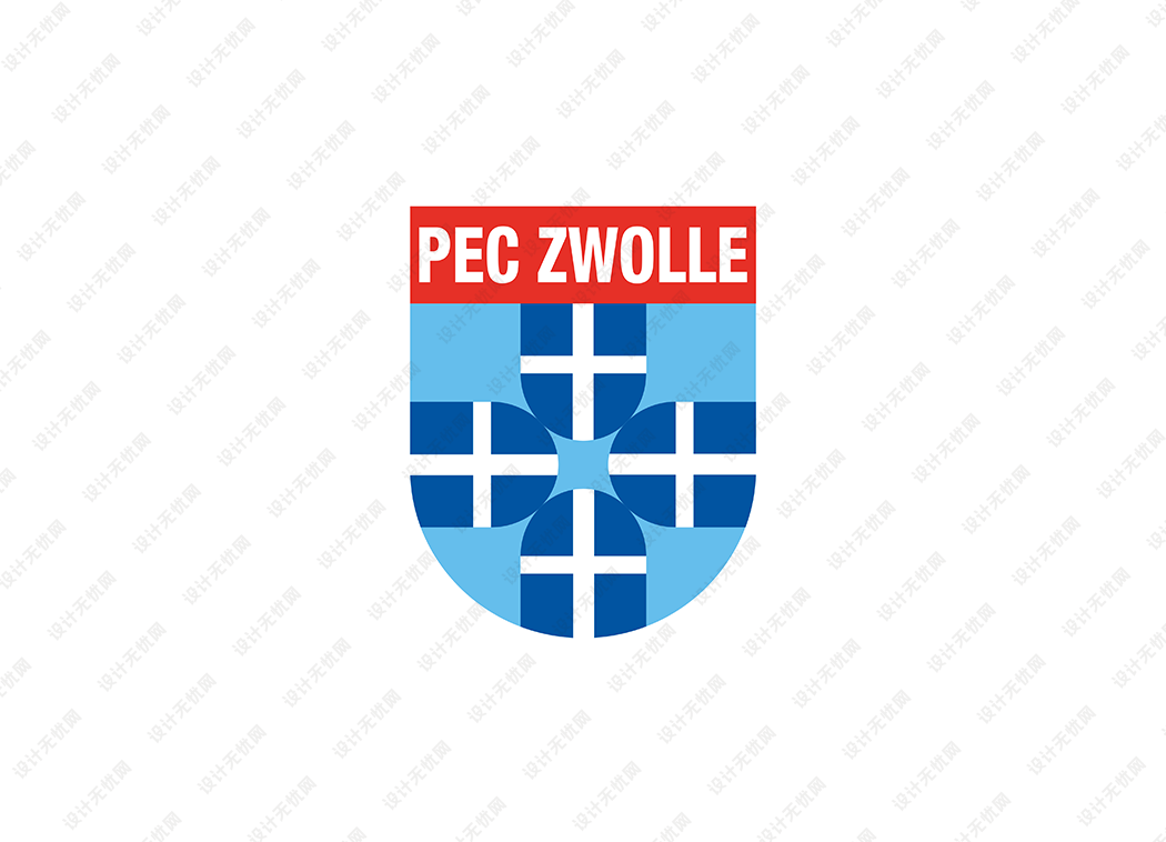 兹沃勒足球俱乐部队徽logo矢量素材