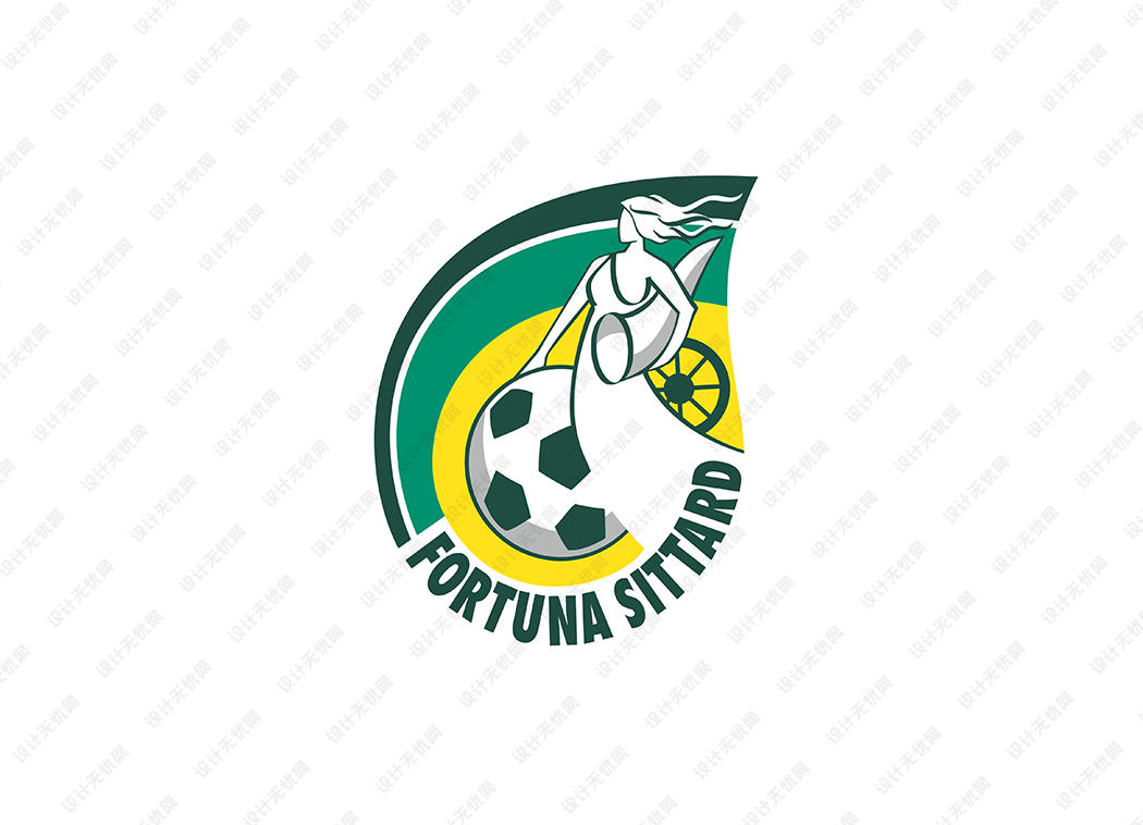 福图纳锡塔德足球俱乐部队徽logo矢量素材