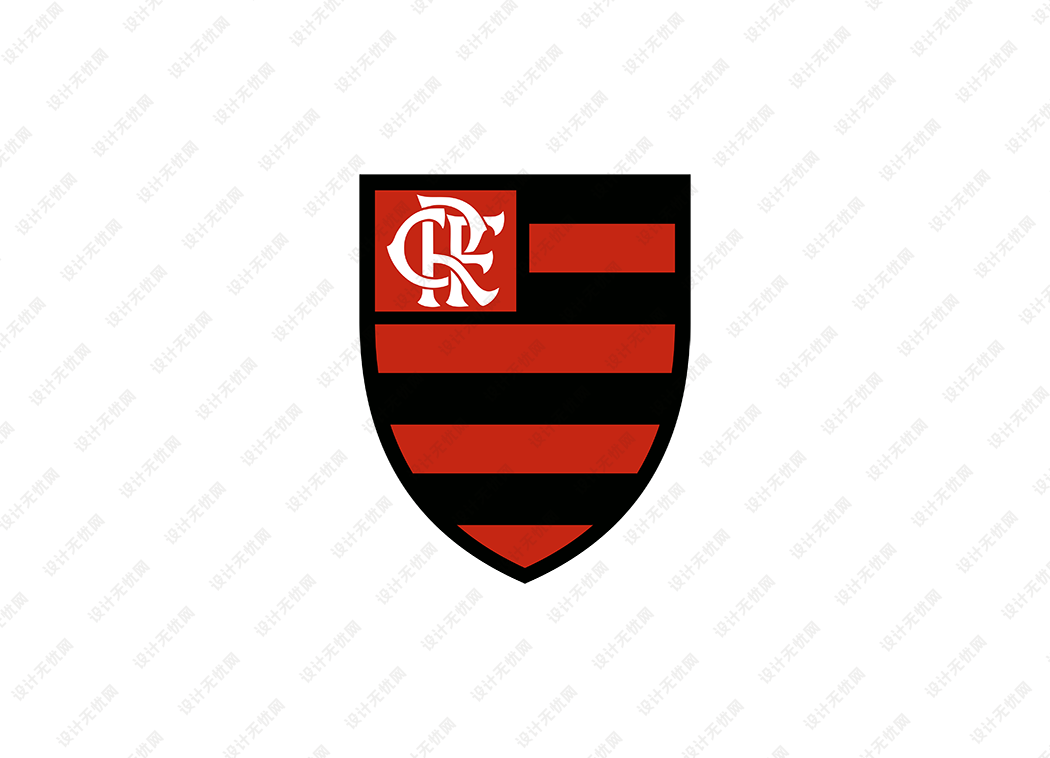 弗拉门戈足球俱乐部队徽logo矢量素材