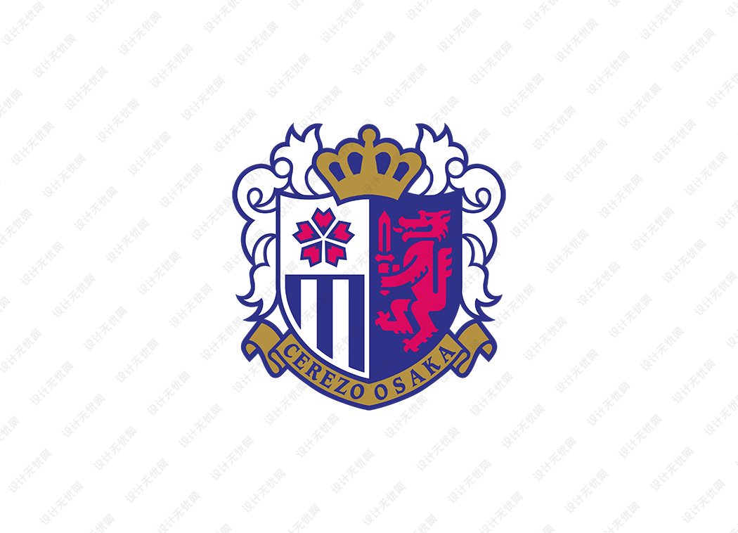 大阪樱花队徽logo矢量素材