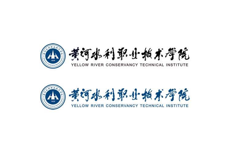 黄河水利职业技术学院校徽logo矢量标志素材