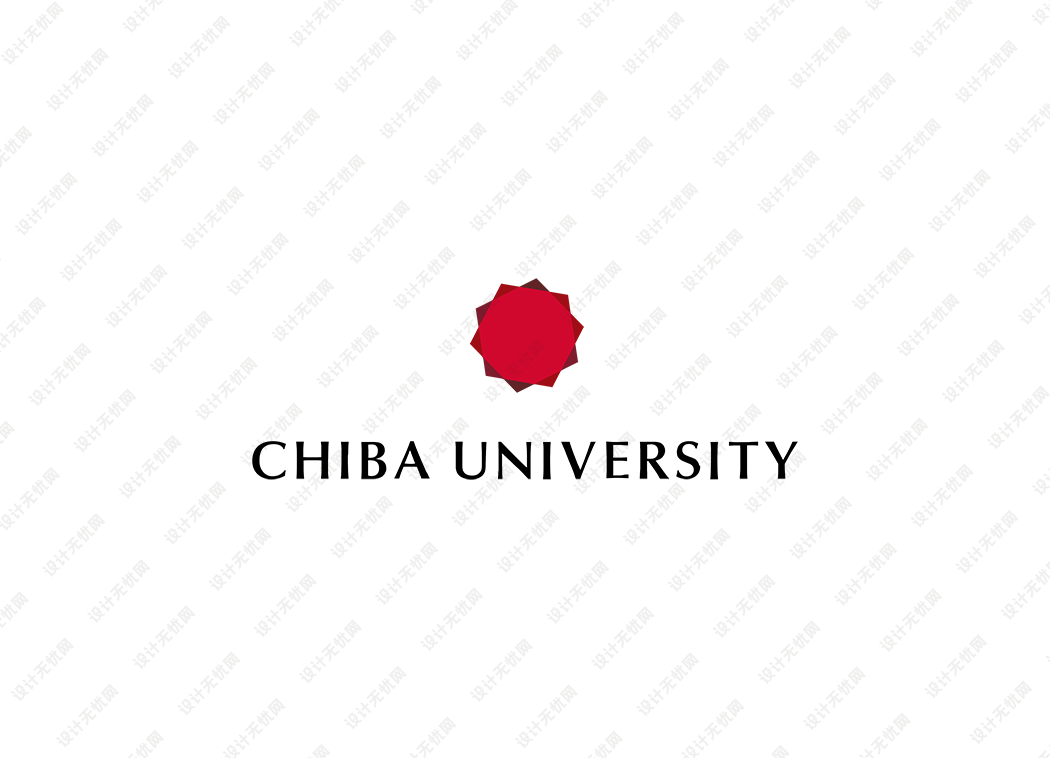日本千叶大学校徽logo矢量标志素材