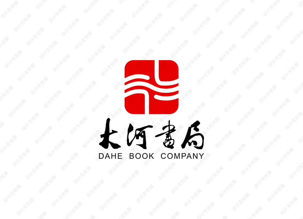 大河书局logo矢量标志素材