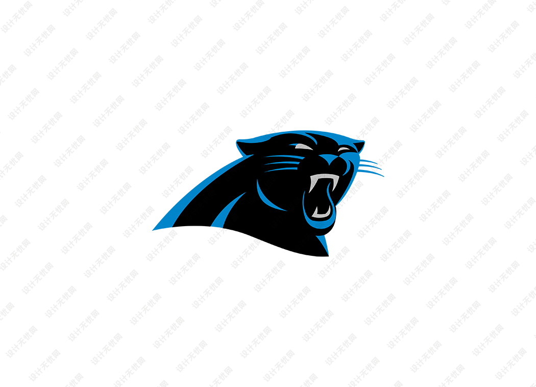 NFL: 卡罗来纳黑豹队徽logo矢量素材