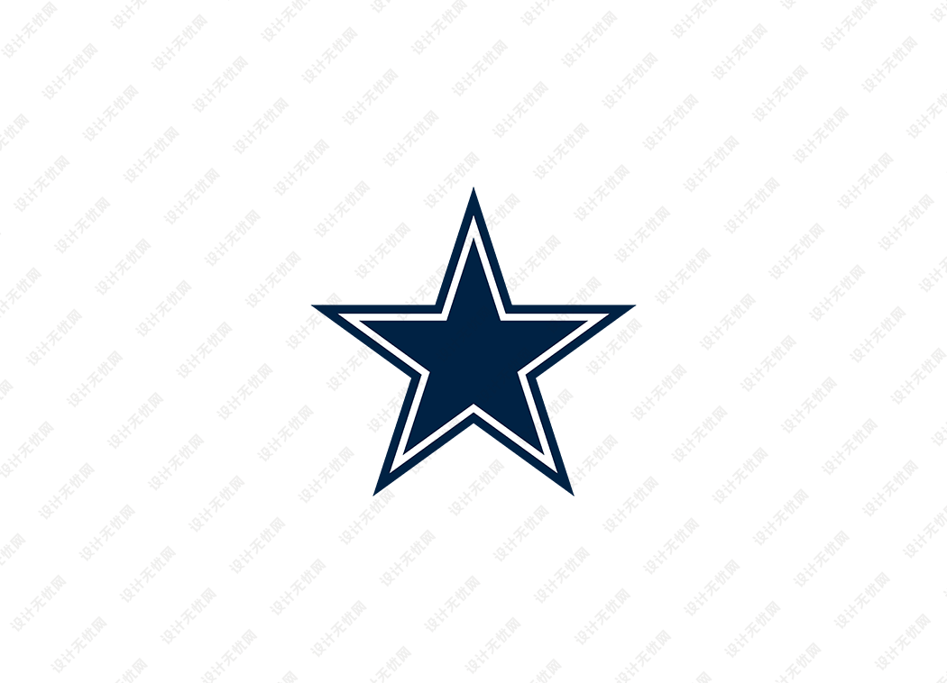 NFL: 达拉斯牛仔队徽logo矢量素材