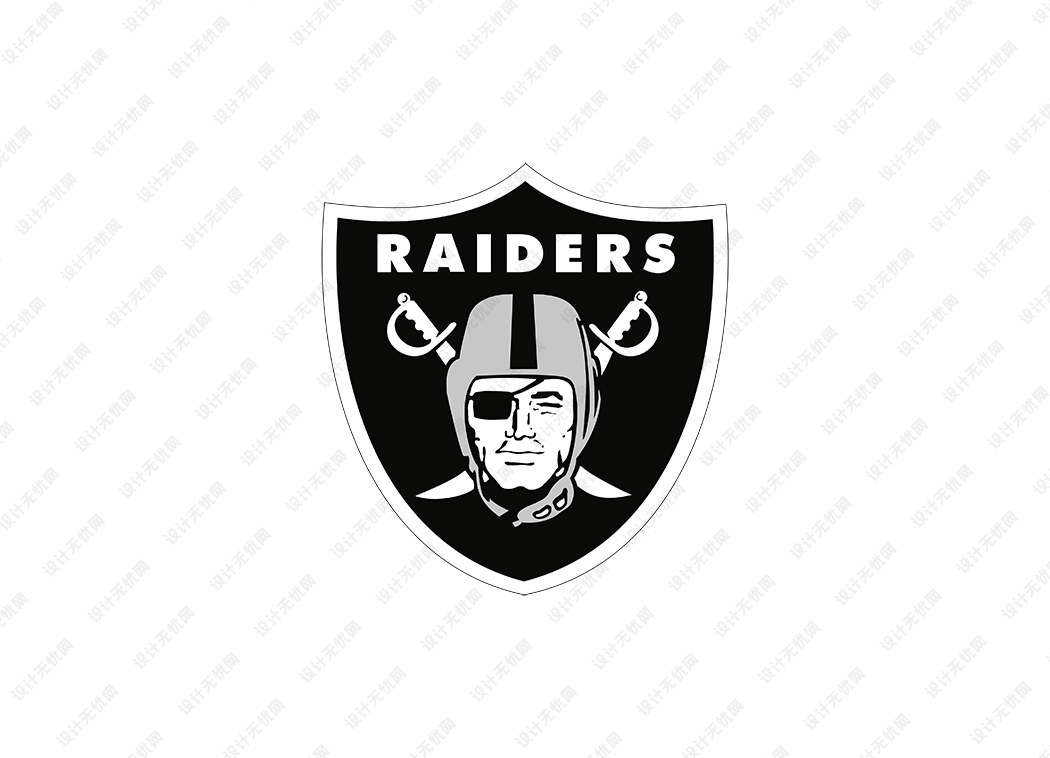 NFL: 拉斯维加斯突袭者队徽logo矢量素材