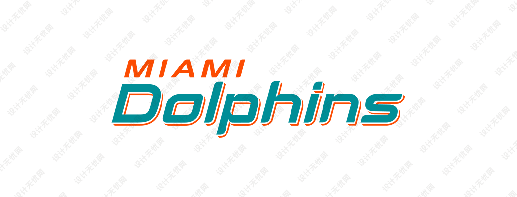 NFL: 迈阿密海豚队徽logo矢量素材