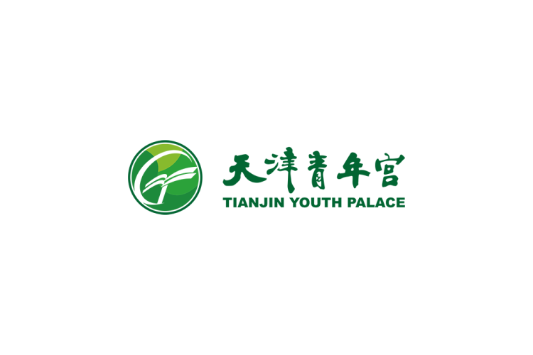 天津青年宫logo矢量标志素材
