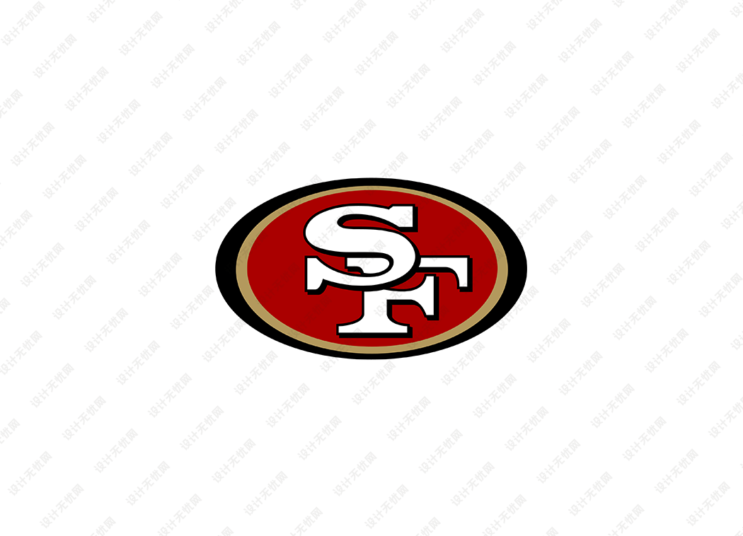NFL: 旧金山49人队徽logo矢量素材
