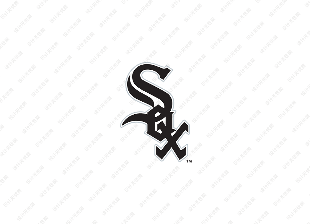 MLB: 芝加哥白袜队徽logo矢量素材