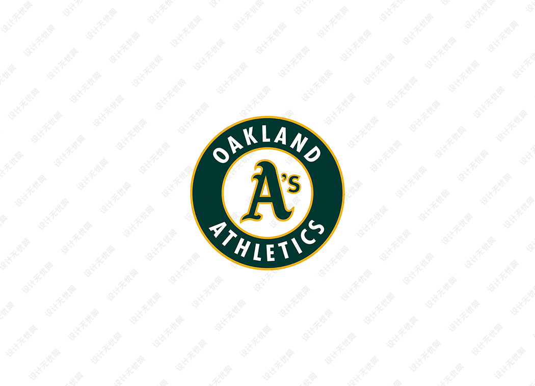 MLB: 奥克兰运动家队徽logo矢量素材