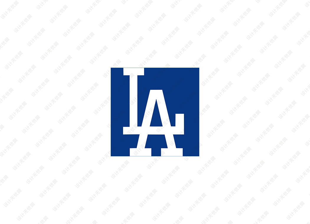 MLB: 洛杉矶道奇队徽logo矢量素材