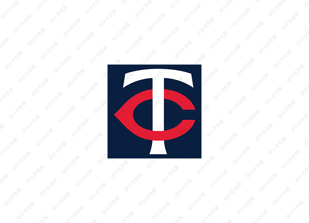 MLB: 明尼苏达双城队徽logo矢量素材