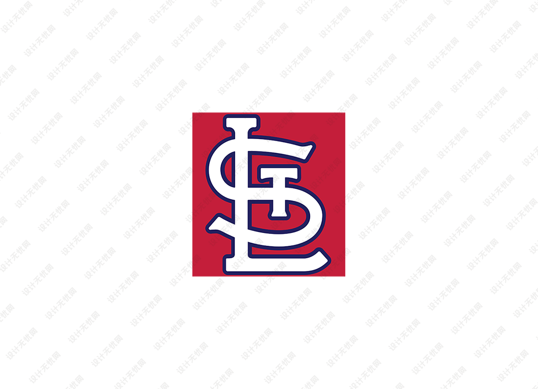 MLB: 圣路易斯红雀队徽logo矢量素材