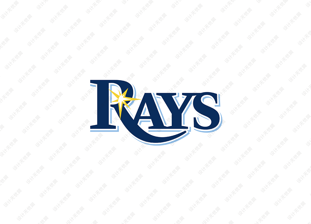 MLB: 坦帕湾光芒队徽logo矢量素材
