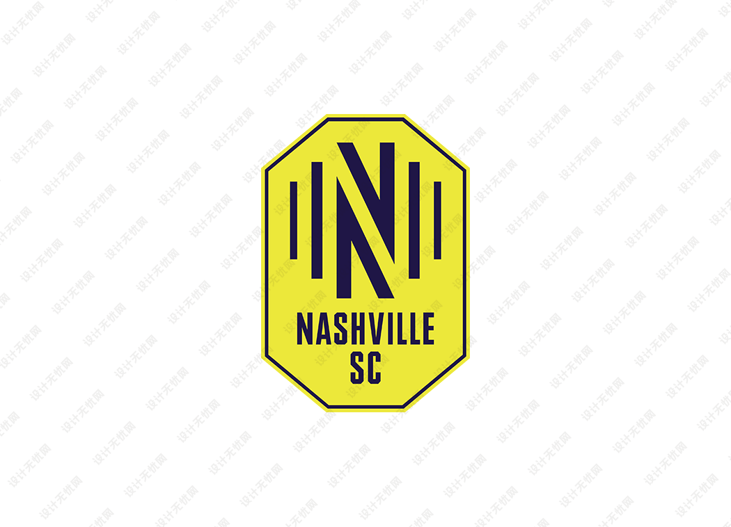 美职联: 纳什维尔队徽logo矢量素材