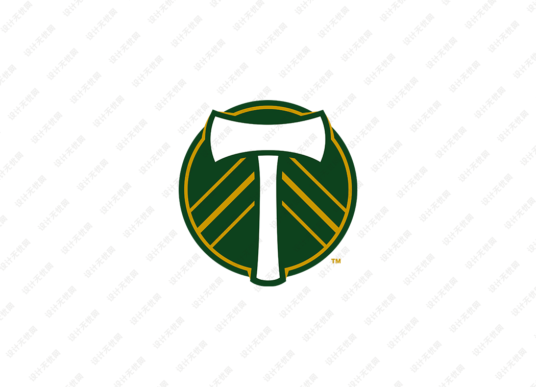 美职联: 波特兰伐木工队徽logo矢量素材