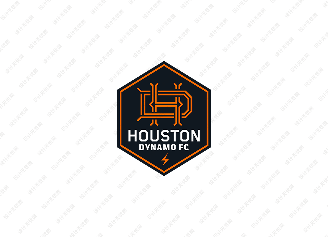 美职联: 休斯敦迪纳摩队徽logo矢量素材