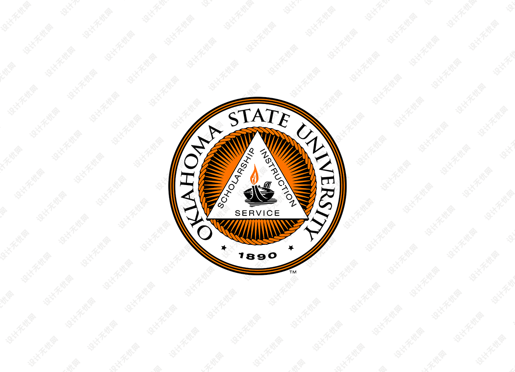 俄克拉何马州立大学校徽logo矢量标志素材