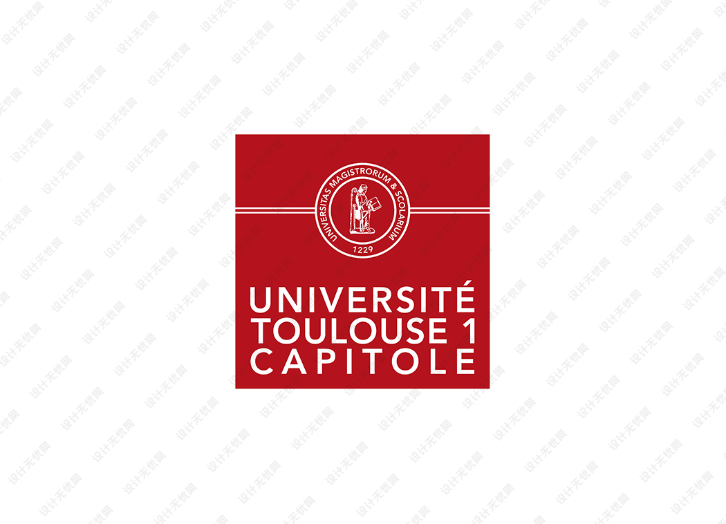 图卢兹第一大学校徽logo矢量标志素材
