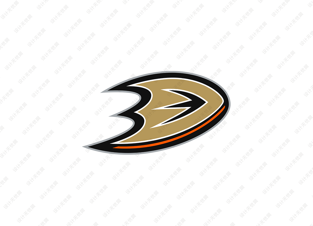 NHL: 阿纳海姆小鸭队徽logo矢量素材