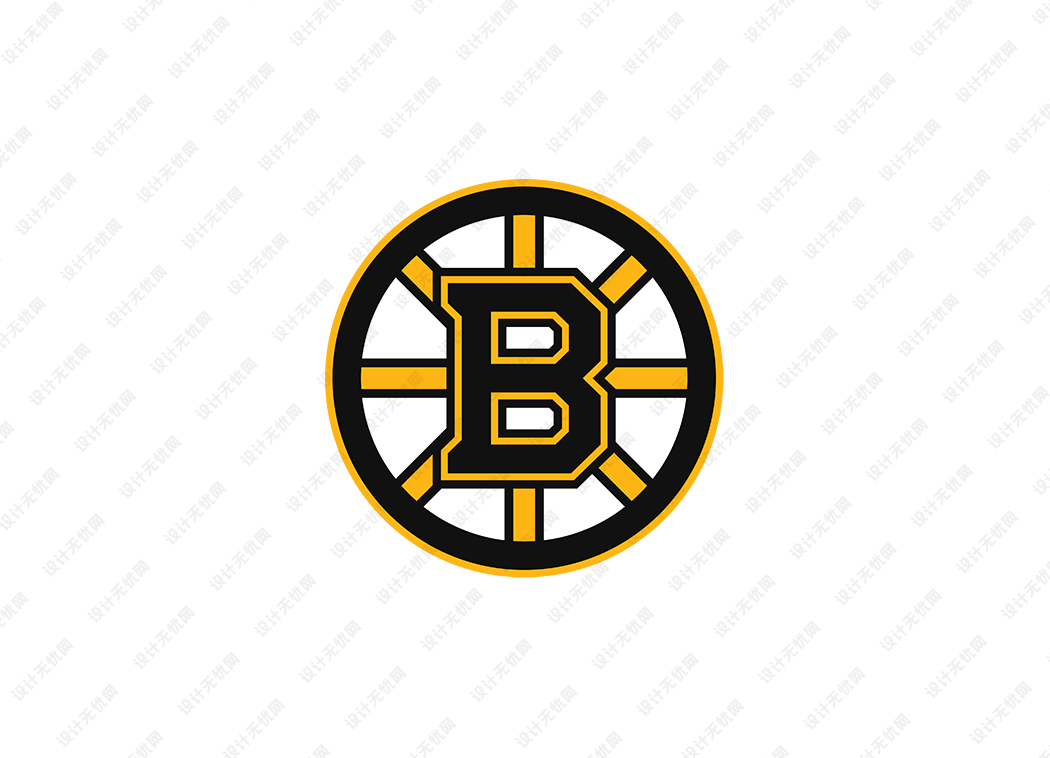 NHL: 波士顿棕熊队徽logo矢量素材