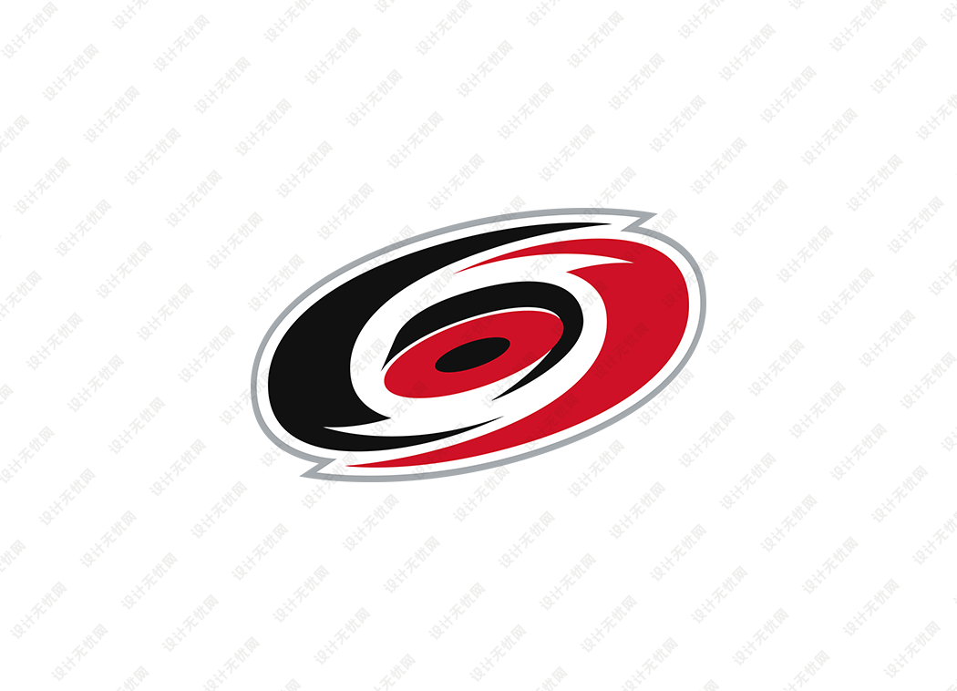 NHL: 卡罗来纳飓风队徽logo矢量素材