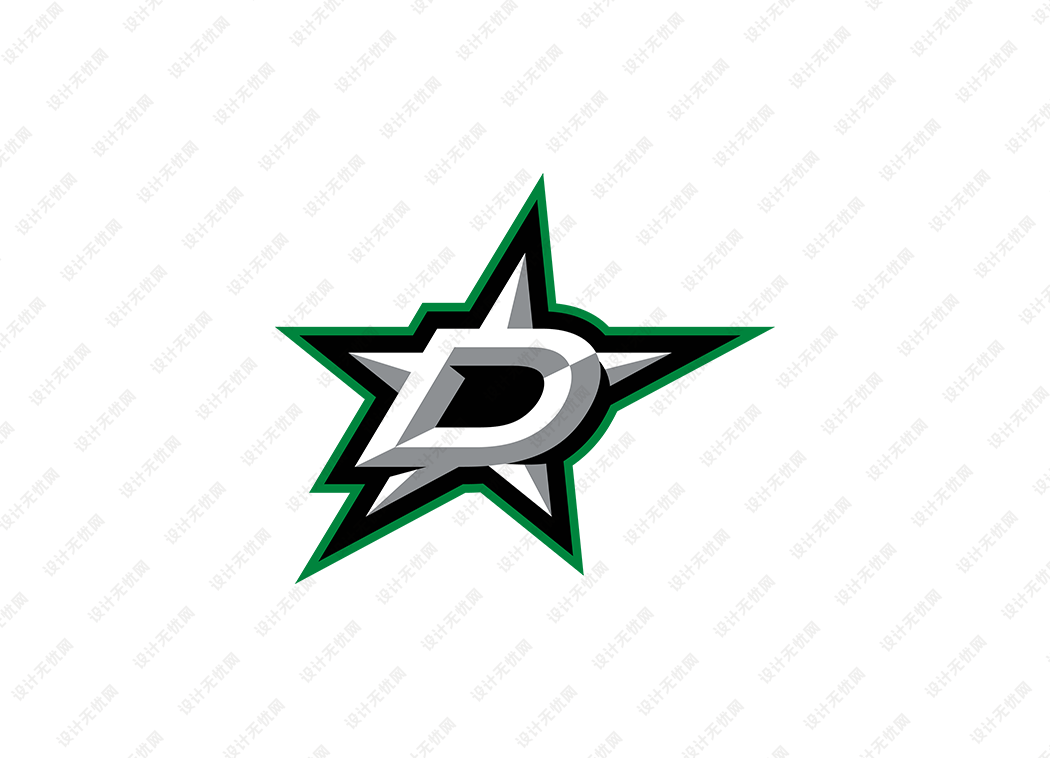 NHL: 达拉斯星队徽logo矢量素材