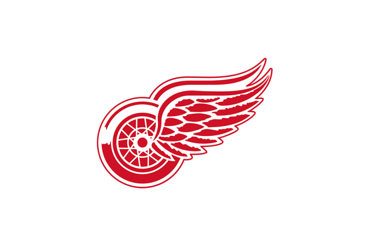 NHL: 底特律红翼队徽logo矢量素材