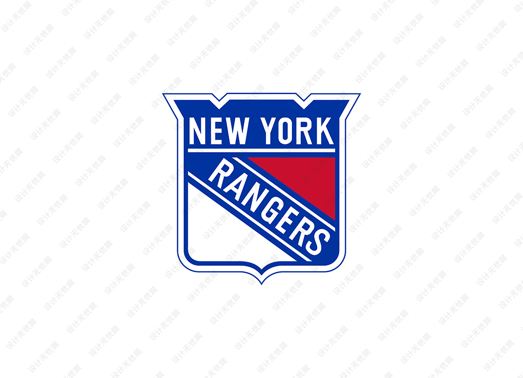 NHL: 纽约游骑兵队徽logo矢量素材