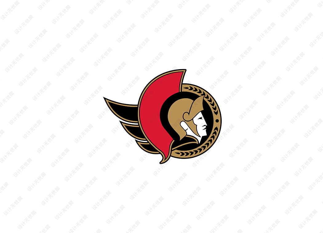 NHL: 渥太华参议员队徽logo矢量素材