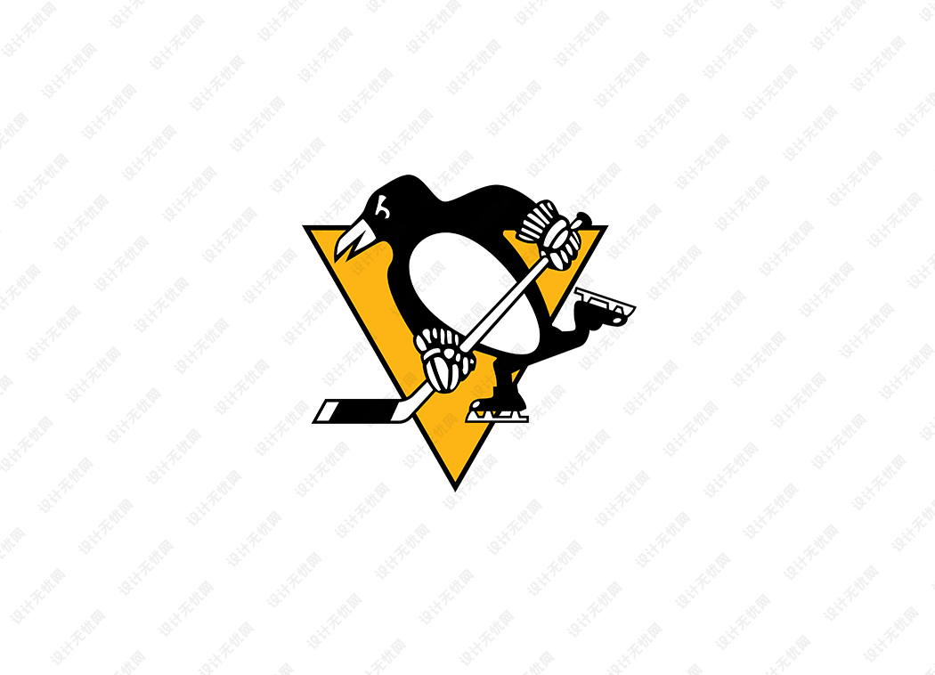 NHL: 匹兹堡企鹅队徽logo矢量素材